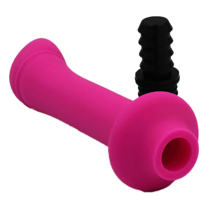 Set of 2 Threaded Silicone Fascia Gun Massage Head With 3 Sizes Of Connectors, 12-13mm/15-16mm/18-19mm, Fascia Gun Massage dildo