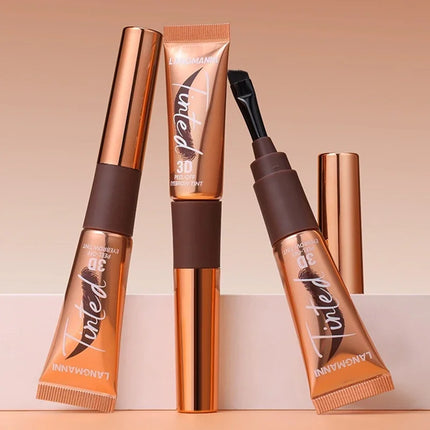 Semi-Permanent Tattoo Peel Off Eyebrow Gel Tint Cosmetics Waterproof Transfer-Proof Eyebrow Cream for Fuller Looking Brows