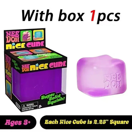 2026 New Needoh Nice Sensory Squeezing Toy Cube for Stress Relief and Fingertip Release Toy blind box