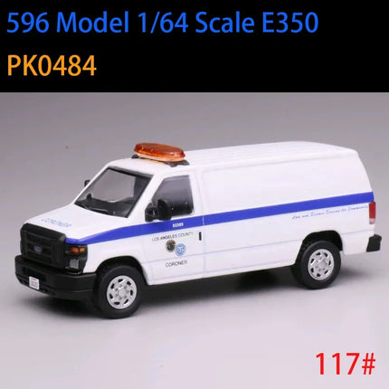 596 1/64 Scale E350 Explorer Suburban Tahoe Model Die-cast Alloy Car Model Collectible Decorative Ornament