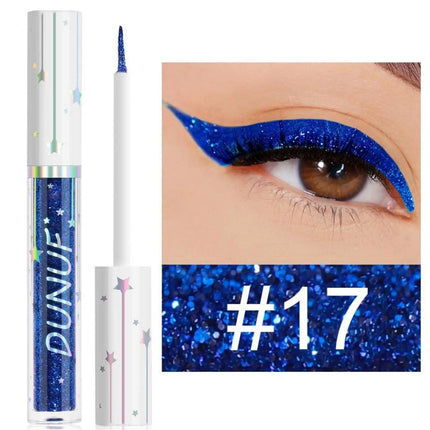 1PC Shiny, Colorful, Quick-drying, Blasting, Waterproof, Vibrant Liquid Eyeliner and Eyeshadow, Ideal Holiday Gift Collection