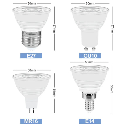 15W LED E27/E26 Light Bulb RGBW Spotlight GU10 IR Remote Control Ceiling Lamp E14 LED Chandelier Bulbs MR16 For Home Party Decor
