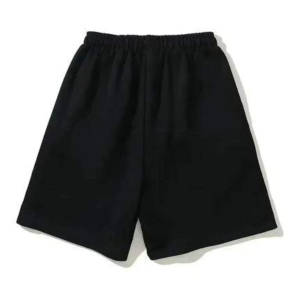 American Clothing Gothic Shorts Men Street Band Singer Hip-hop Rock Shorts Street Hip Hop Fast Dry Breathable Fitness Sports