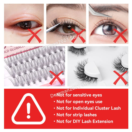 Damman Eyelash Adhesive Professional Lash Glue for Eyelash Extension Fast Drying Lashes Extension Glue Flase Eyelash Supplies