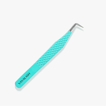 VAVALASH Anti-Slip Tweezers High-Density Stainless Steel Fiber Tip for Eyelash Extensions Eyebrow Professional Precision Makeup