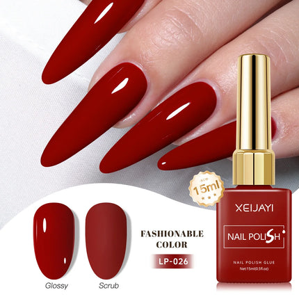 Colored Square Bottle Nail Varnish Gel 60 Colors Gloss Matte Ice-clear Nail Polish Fruit Green Nail Art Soak Off UV Gel Lacquer