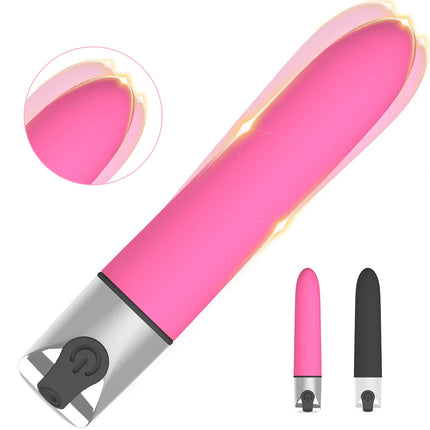 Powerful G Spot Mini Bullet Vibration Vibrator Vagina Clitoris Stimulator Dildo Rechargeable Masturbator Adult Sex Toy for Women
