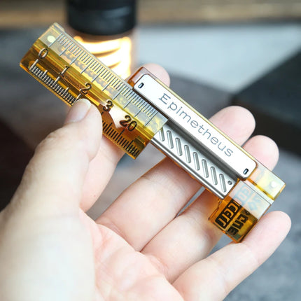 PEI Ruler Mechanical Magnet Fidget Slider EDC Fidgeting Toys Office Stress Relief Table Fidget Toys For Adult Children Gift