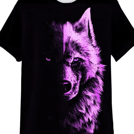 Animal Pattern Men's T-Shirt 3D Barbarian Bear Short Sleeve Fashion Personalized T-Shirt Loose Oversized T-Shirt Men's Clothing