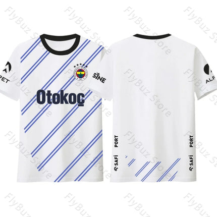 New Fashion Street Breathable Quick-Drying Training Jersey T-Shirt Fenerbahce Fan Jersey Children's Size And Adult Size