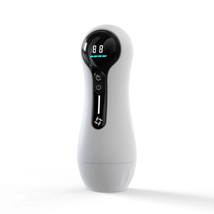 Male Masturbator Penis Pump Adult Sex Toys for 18 Men with 4 Sucking 9 Vibration Modes LED Display Pocket Pussy Realistic Vagina