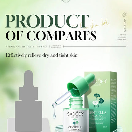 Asiatic Centella Face Serum Reduce Facial Redness Lifting Firming Faded Wrinkles Whitening Facial Essence Skin Care Product