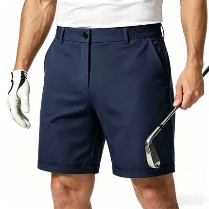 Men 100% Cotton Shorts Summer Business Homme Shorts Casual Fashion High Quality Male Shorts Social Office Short Pants Men