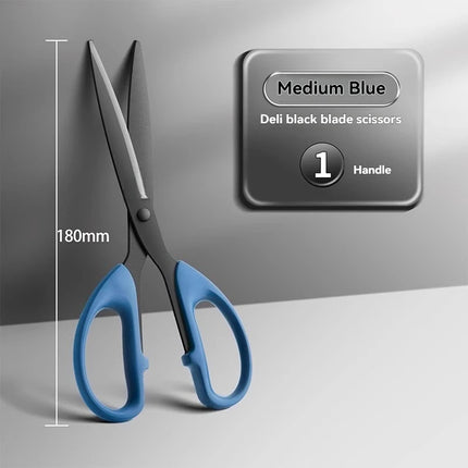 1PC Scissors Black blade Scissors Stainless steel scissors Small scissors Art office supplies Paper Cuttings knife