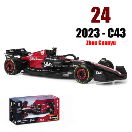 Bburago 1:43 F1 Red Bull Ferrari Mercedes Benz Aston Martin McLaren Alfa Romeo alloy luxury car die cast car model toy series