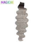 Ombre grey / 30inches-76cm / 3Pcs/Lot