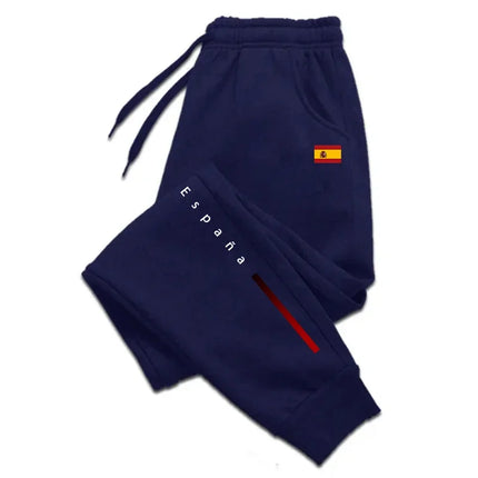 All Season Male Home Outdoor Comfort Soft Trousers 2026 New in Men's Sweatpants Fashion Espana Print Casual Sports Jogger Pants