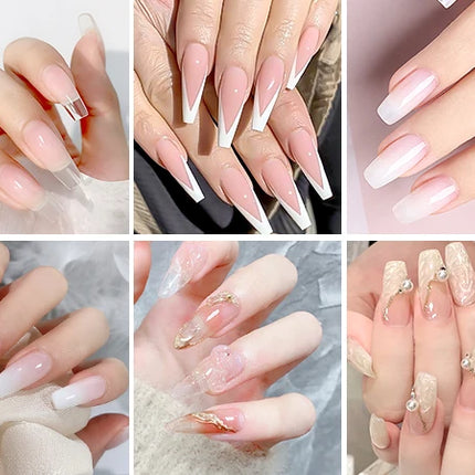 50ml TPO Free Jelly Nail Extension Gel Nail Builder French Nail Gum Venalisa Clear Natural Color Soak Off UV Construction Gel