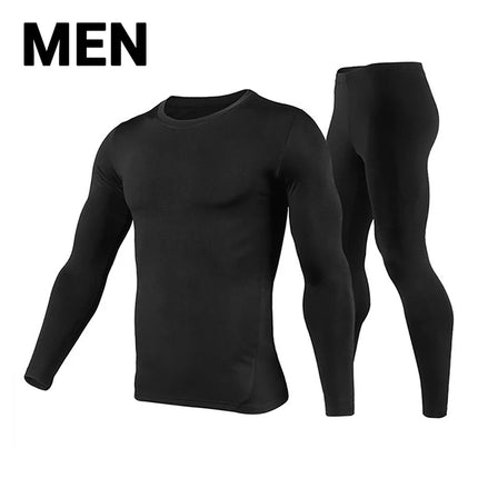 HEROBIKER Men's Fleece Lined Thermal Underwear Set Motorcycle Skiing Base Layer Winter Warm Long Johns Shirts & Tops Bottom Suit