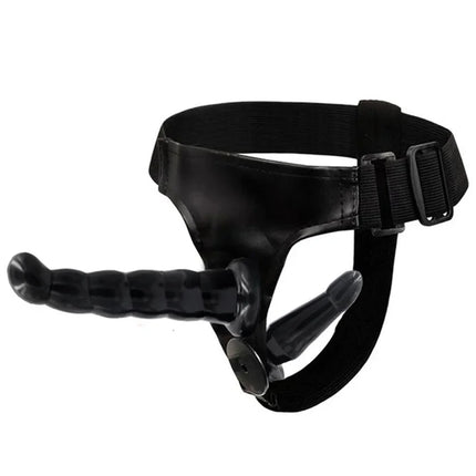 Strap-On Big Dildo Vibrator Strapon Ultra Elastic Harness Belt Adult Sex Toys For Woman Lesbian Double Penis Realistic Dildos