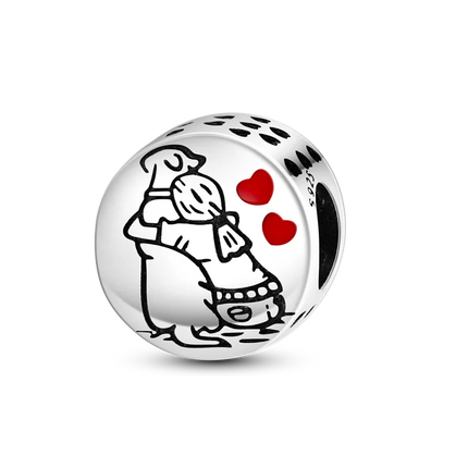 Charms Plata De Ley 925 Red Color Series Charm Red Elephant Animal Fruit Beads of Original Fits Women Anniversary Jewelry Charms