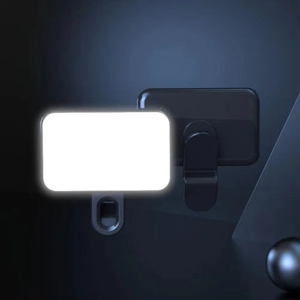 Mini Clip-on LED Light Selfie Light Battery for IPhone Samsung Huawei Xiaomi Smartphones Led Lights Ring Light with Tripod