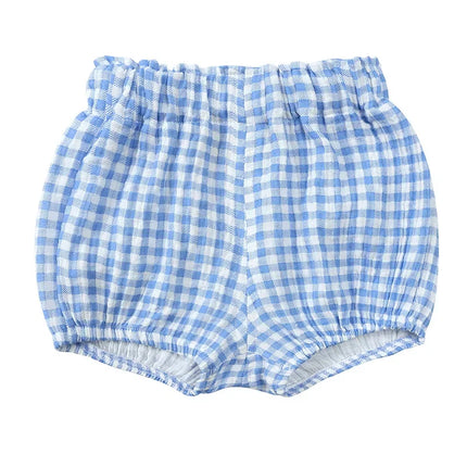 2025 Toddler Baby Summer Shorts Cotton Linen Cartoon Breathable Children Lounge Clothes for 3M-6T Boy Girl Korean Cute PP Pants
