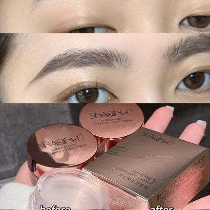 Three-dimensional Eyebrow Shaping Soap Eyebrow Gel Texture Creates Natural Eyebrows Styling Cream Waterproof Quick-Dry Makeup