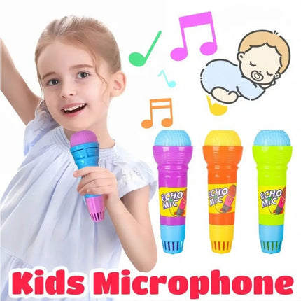 Funny Kid's Echo Microphone Toys No Batteries Required Physical Echo Musical Early Education Toys Enlightenment Portable