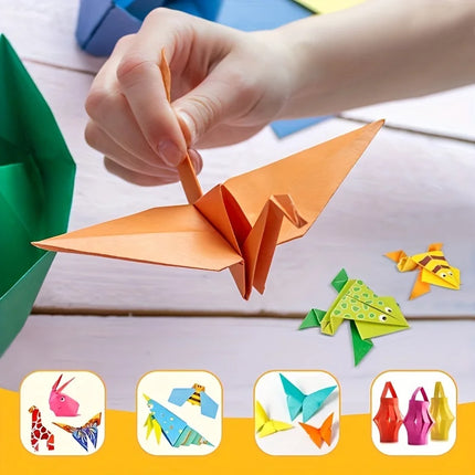 108 Pieces Creative Origami Set-Suitable for DIY Crafts and Educational Activities,For Children Kids Boys Girls,Creative Shapes