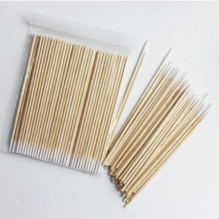 Cleaning Stick Nail Sprout Wooden Cotton Head Manicure Details Correction Nail Polish Makeup Remover Art Tool