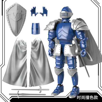 Knight Action Figures Paladin 13 Jointed Movable Shapeshift Robot 3D Printed Mannequin Character Assembl Toys Gift