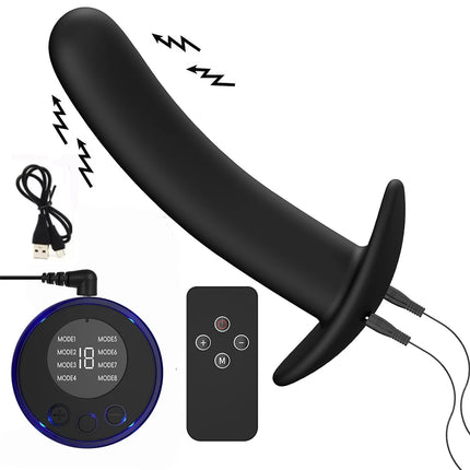 Silicone Anal Plug Electric Shock Orgasmic Masturbationadult Adult Game Vaginal plug Butt Plug BDSM Sex Toys For Women Men Gay