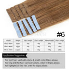 06 / 20pcs For Side Hair / 12inch 2g