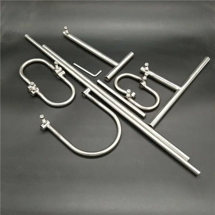 Stainless Steel Sex Furniture Frame Dildo Spreader Bar Unisex Bondage Cuffs Anklet Collar Sex for Men Adult Toys Men sex game