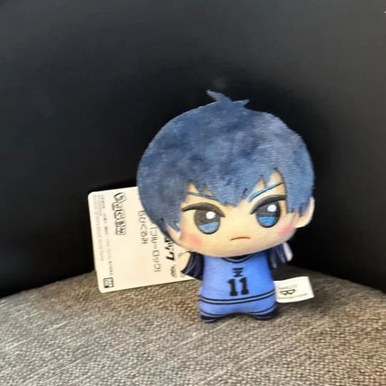 10cm Blue Lock Anime Game Plush Toy KeyChain Pendant Backpack Charm  Creative Birthday Gift Figure Doll
