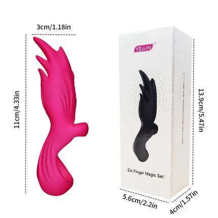 Rabbit Finger Vibrator for Women Vagina Vibrator Clitoris Nipples Stimulator Female Masturbator Interaction Sex Toy for Couples
