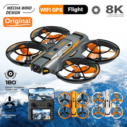 Lenovo  Drone GPS RC 8K Professional HD Aerial Photography Laser obstacle avoidance Aircraft Quadcopter Three-axis gimbal Dron