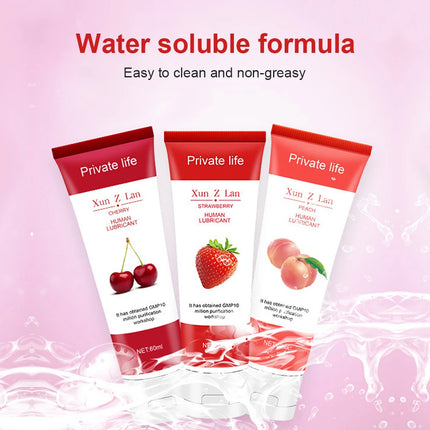 Sex Lubricant Lubricant for Sex Strawberry Flavor Lube Water Based Lubricant Oral Sex Anal Sex Masturbation Vagina Orgasm Gel