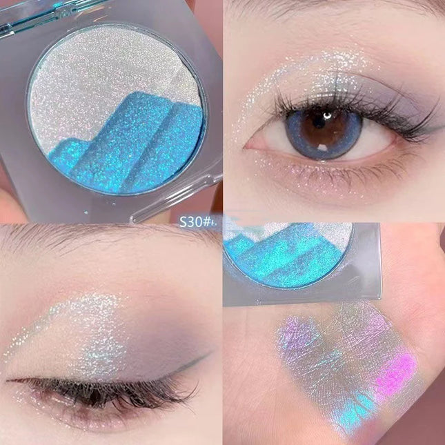 Pink Diamond Highlight Palette Glitter Mashed Potatoes Highlighter Makeup Gel Face and Body Brighten Natural Contour Shadow