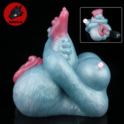 NNSX Male Masturbator Big Boobs with Nipple & Soft Breast Pocket Pussy Onahole Silicone Vagina Sex Toys Stroker for Men 18+