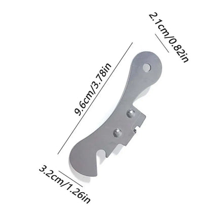 Beer Bottle Opener Manual Stainless Steel Bottle Opener Kitchen  Gadget Portable Can Opener Multifunctional Bottle Opener