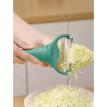 Multi-function Stainless Steel Vegetable Slicer, Cabbage Shredder & Potato Peeler for Kitchen