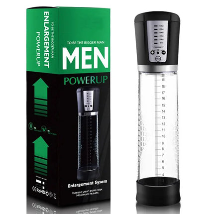 Electric Penis Pump Penis Enlarger Vacuum Pump Sex Toys for Men Penile Bigger Trainer Adult Male Masturbator Penis Enlargement