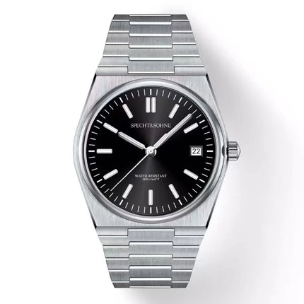 2025 New Arrivals Specht&Sohne Mens Watches Stainless Steel Sapphire Classic Quartz Men Watch Relogio Masculino 100M Waterproof
