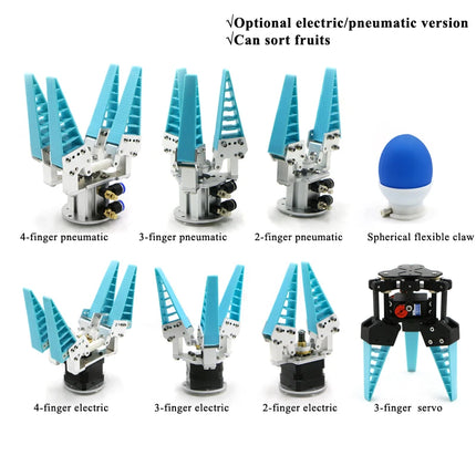 0.6/1/1.5kg Big Load Adaptive Pneumatic/Electric/Servo Flexible Robot Claw Industrial Bionic Mechanical Finger Sorting Gripper