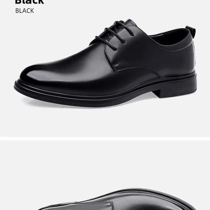 Soft Leather Casual Wedding Shoes for Men New Style Business Formal Breathable Autumn British Korean Version Pointed Toe Groom S