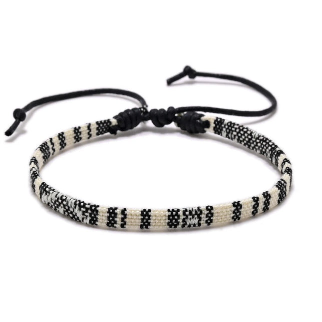Bohemia Style Colorful Weave Rope Friendship Bracelets For Woman Men Cotton Handmade Braided Bracelet Ethnic Jewelry Gifts