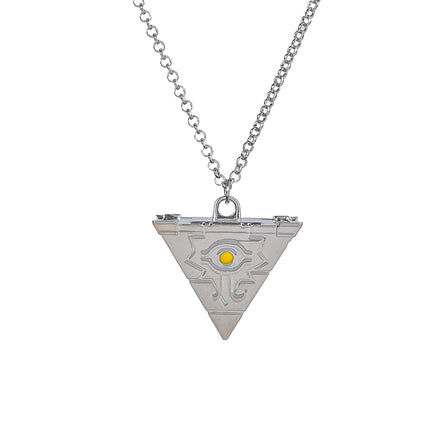 Anime Yu-Gi-Oh Necklace Yugi Muto Big Size 3D Millenium Puzzle Millennium Wheel Wisdom Pendant Necklace for Fans Jewelry Gifts