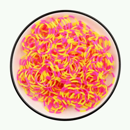 600 Diy Toys Rubber Bands Bracelet for Kids or Hair Craft Loom Bands Refill Rubber Band Make Woven Bracelet DIY Christmas Gift